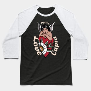 Cute Cupid Vintage Angel Baseball T-Shirt